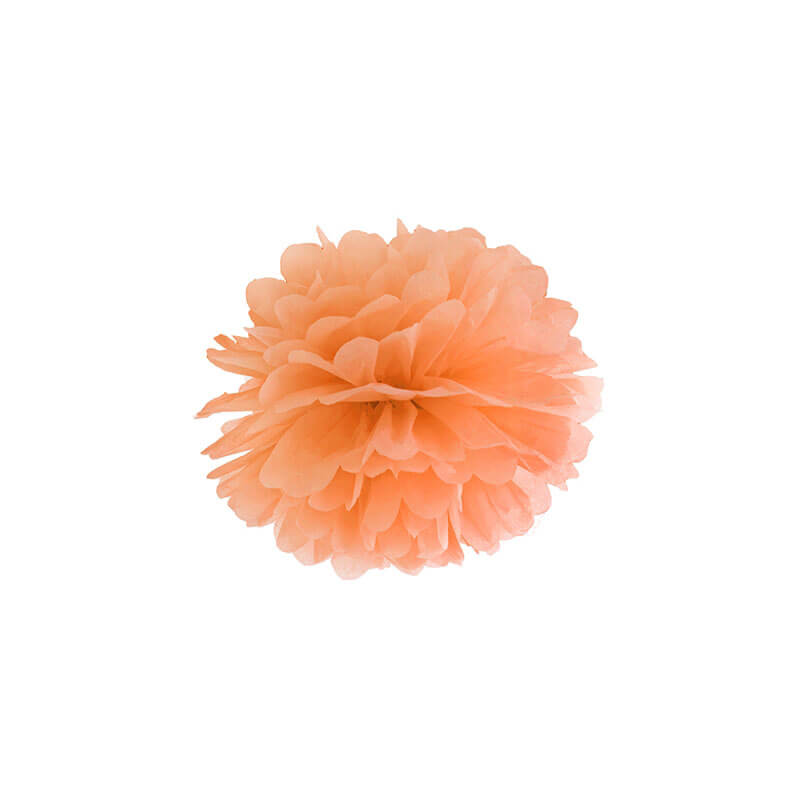 Pompon orange, 25cm