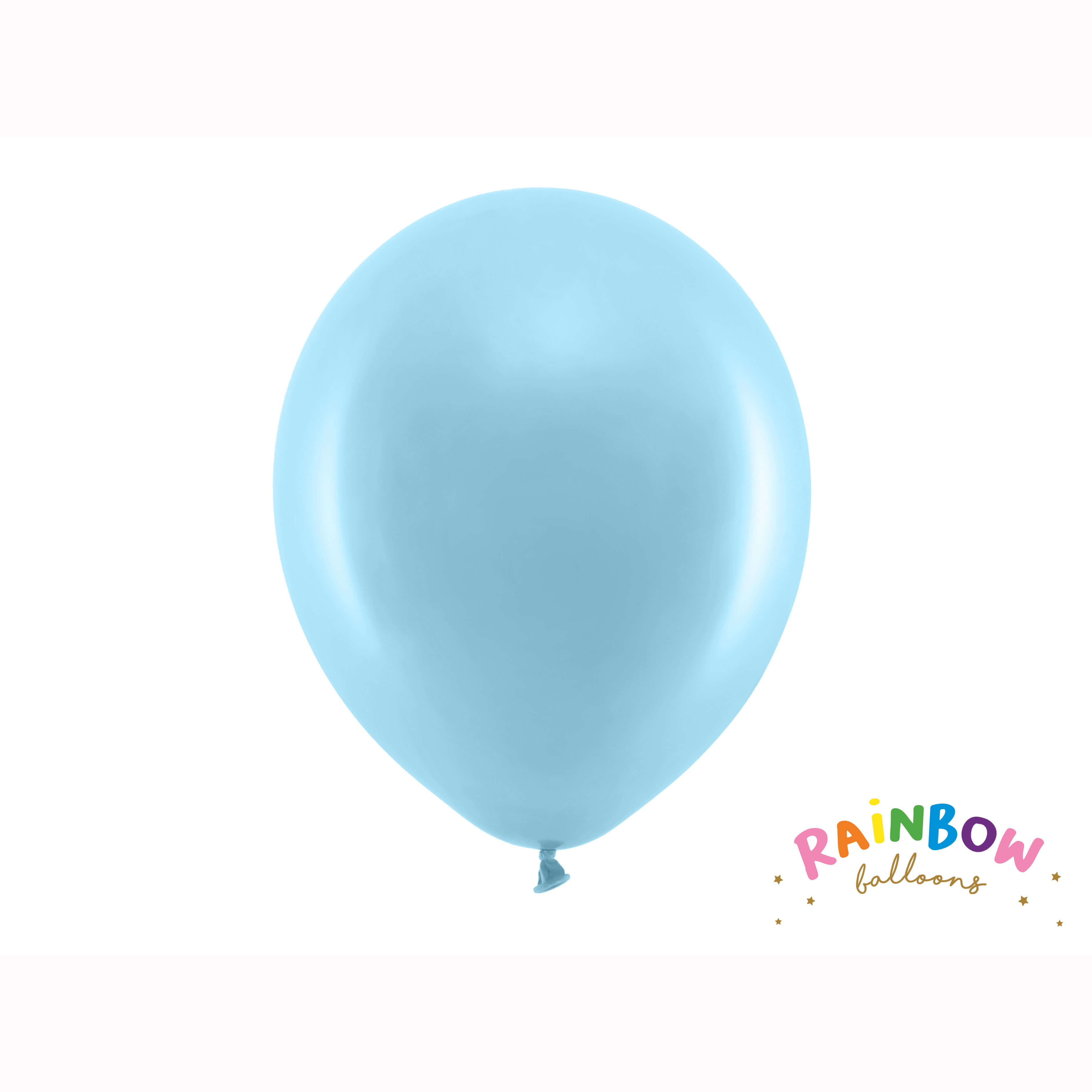 Luftballons Pastell Hellblau