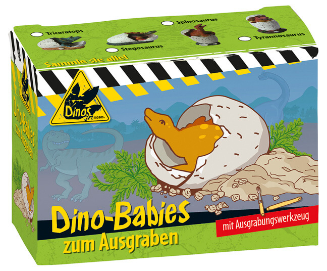 Dino Babies zum Ausgraben