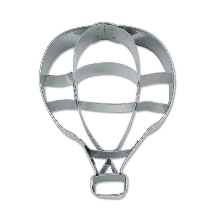 Ausstecher Heißluftballon mit Innenprägung 6,5cm Edelstahl