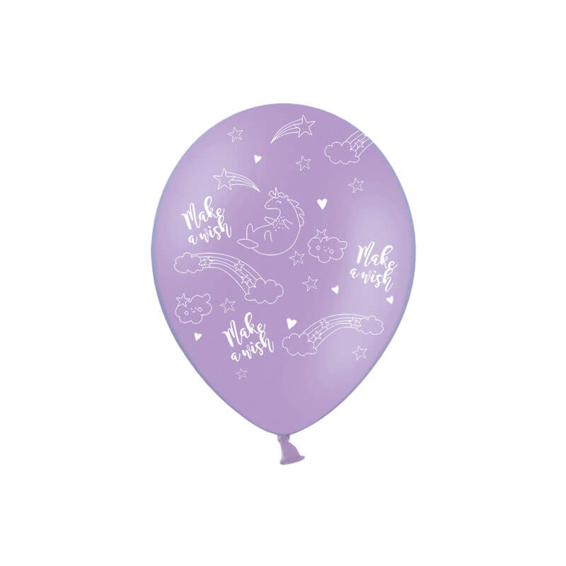 Luftballon Mix Einhorn 30cm, 50 Stück