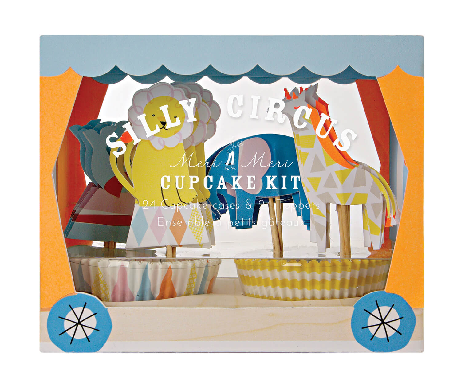 Cupcake-Kit Zirkus, 48-tlg