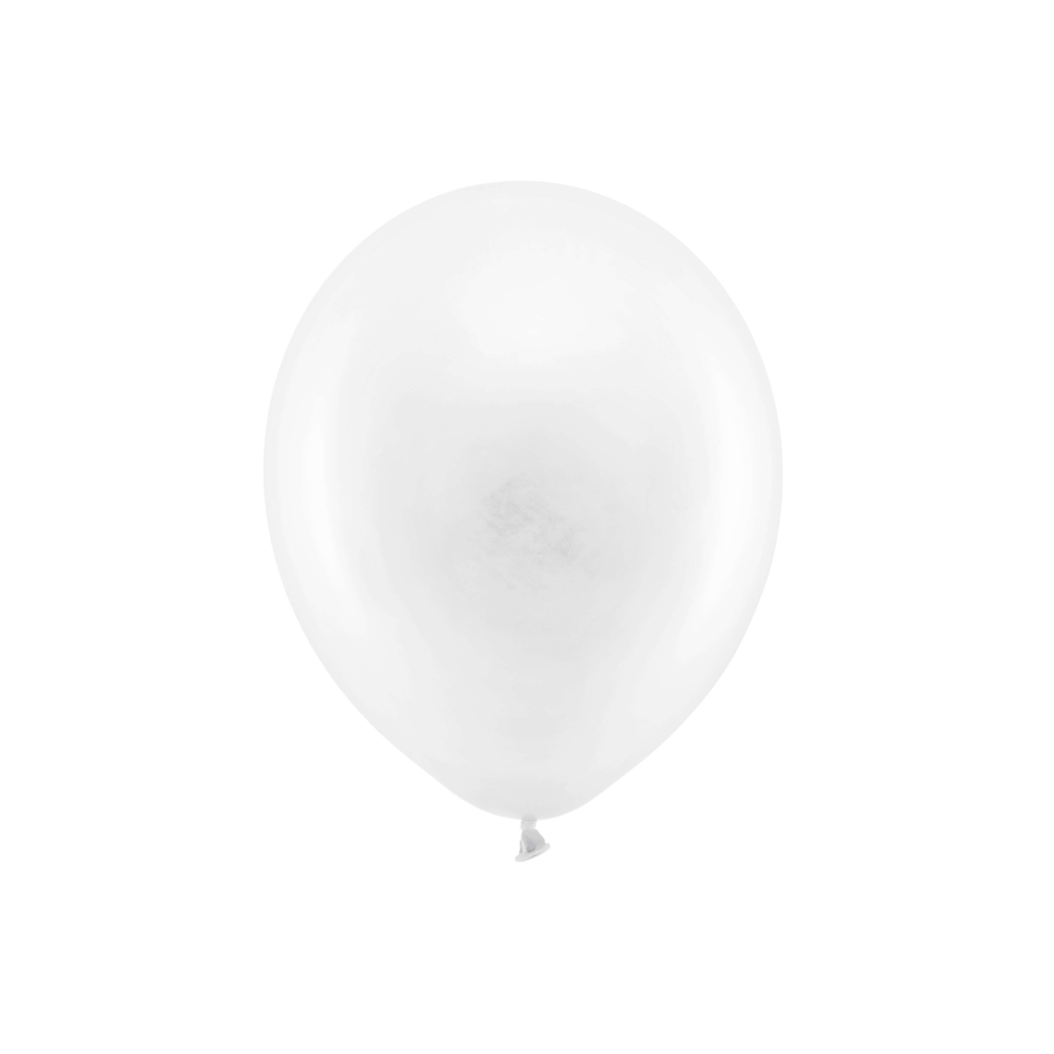 Luftballons Weiß Pastell