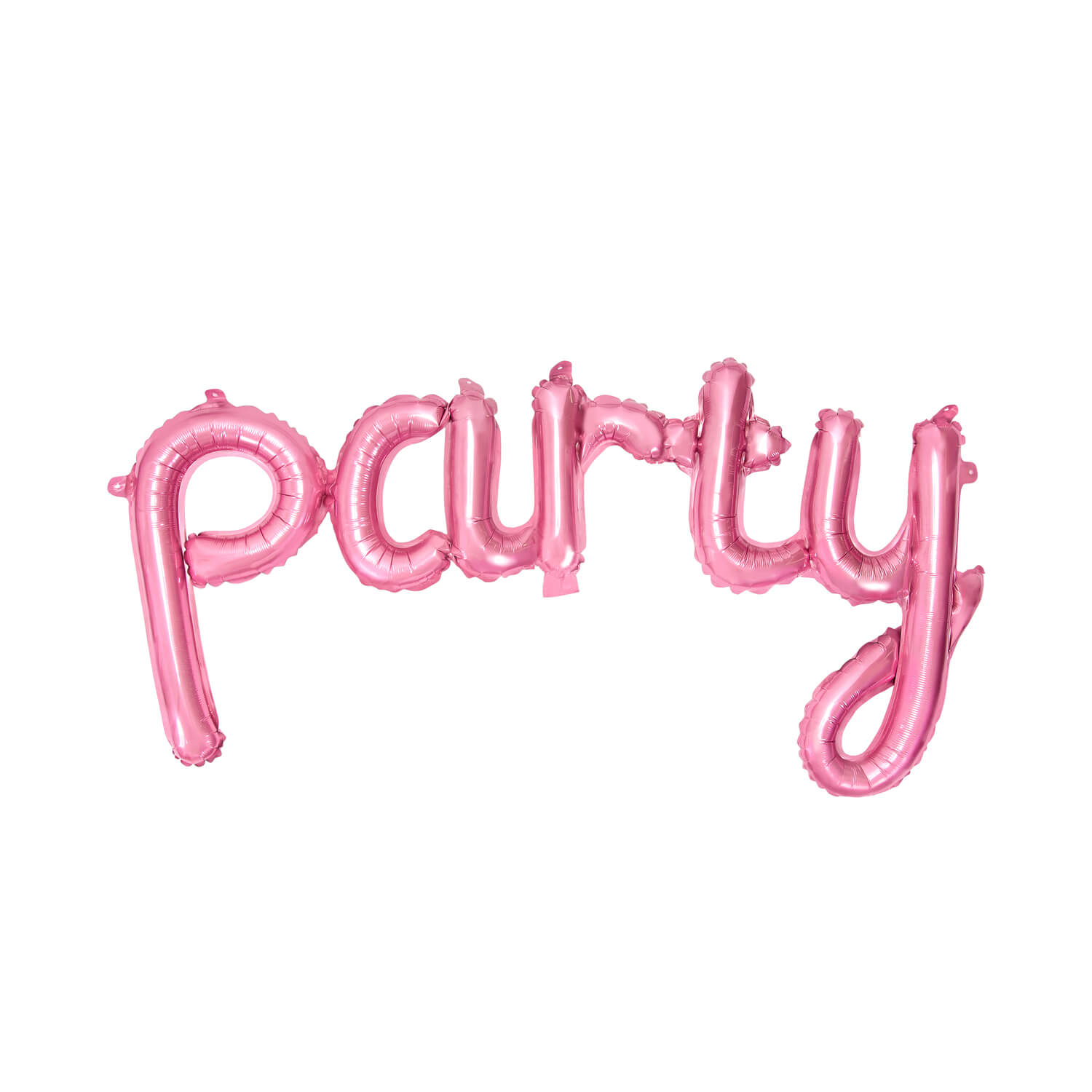 Folienballon Party Pink