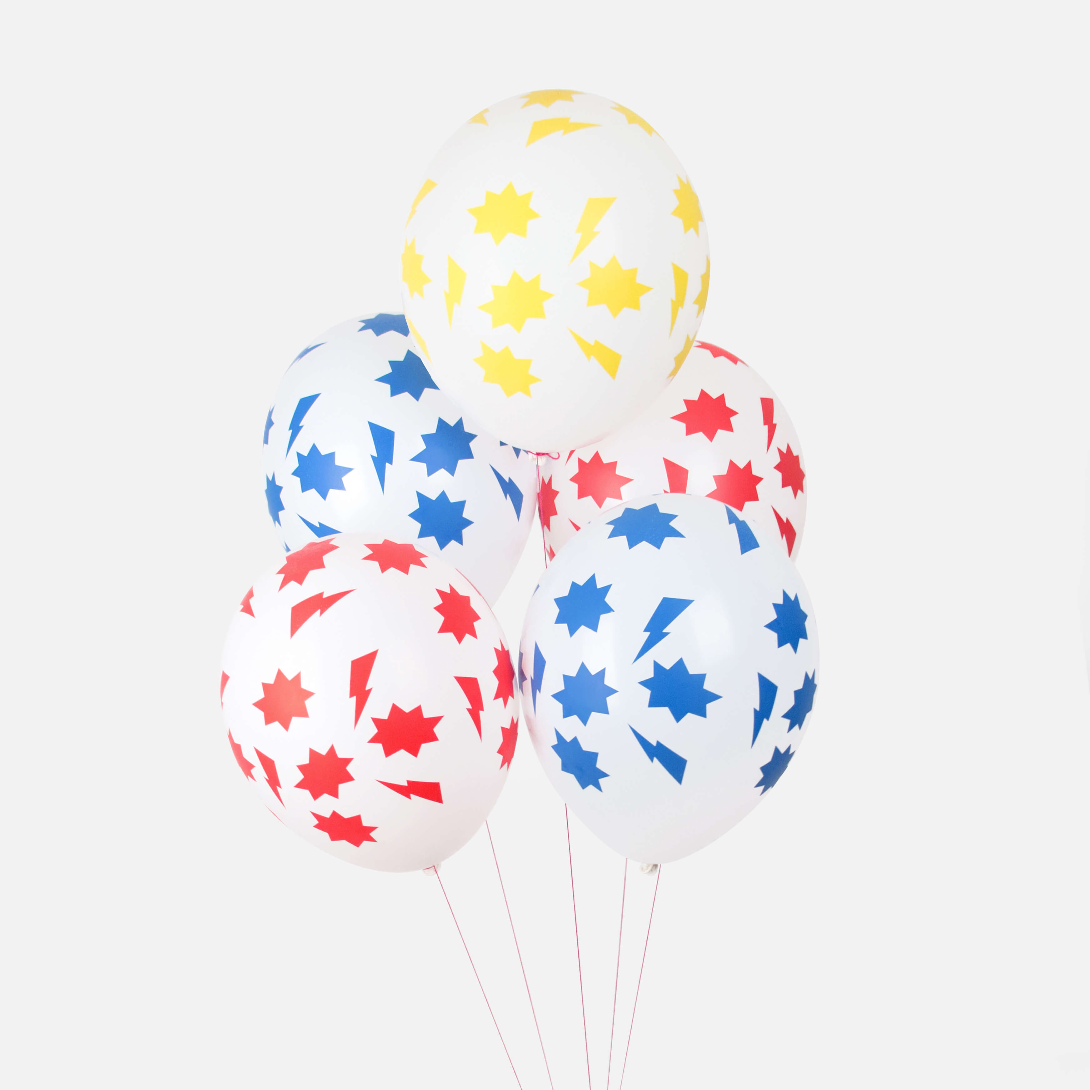 Luftballons Superhelden, 5 Stück