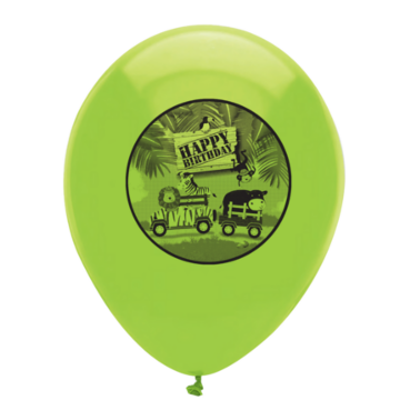 Luftballons Dschungel Safari 30cm, 6 Stück