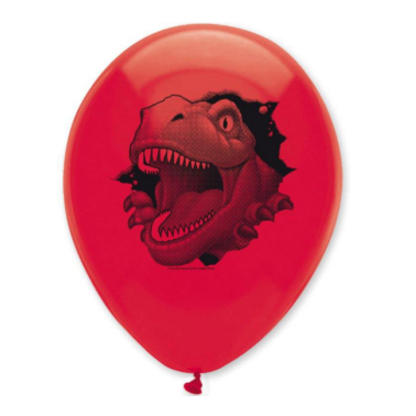Luftballons Dino 30cm, 6 Stück