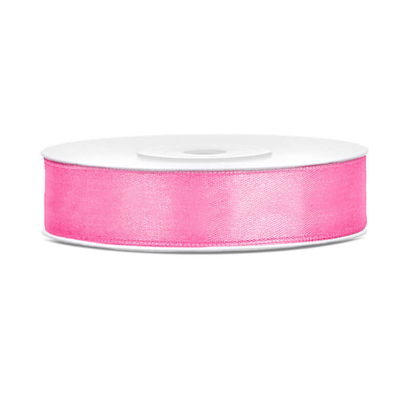 Satinband Light Pink, 12mm/25m, 1 Rolle