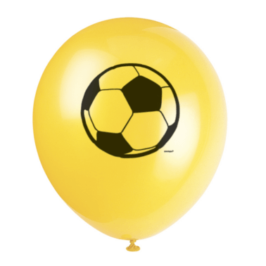 Luftballons Fußball 30cm, 8 Stück