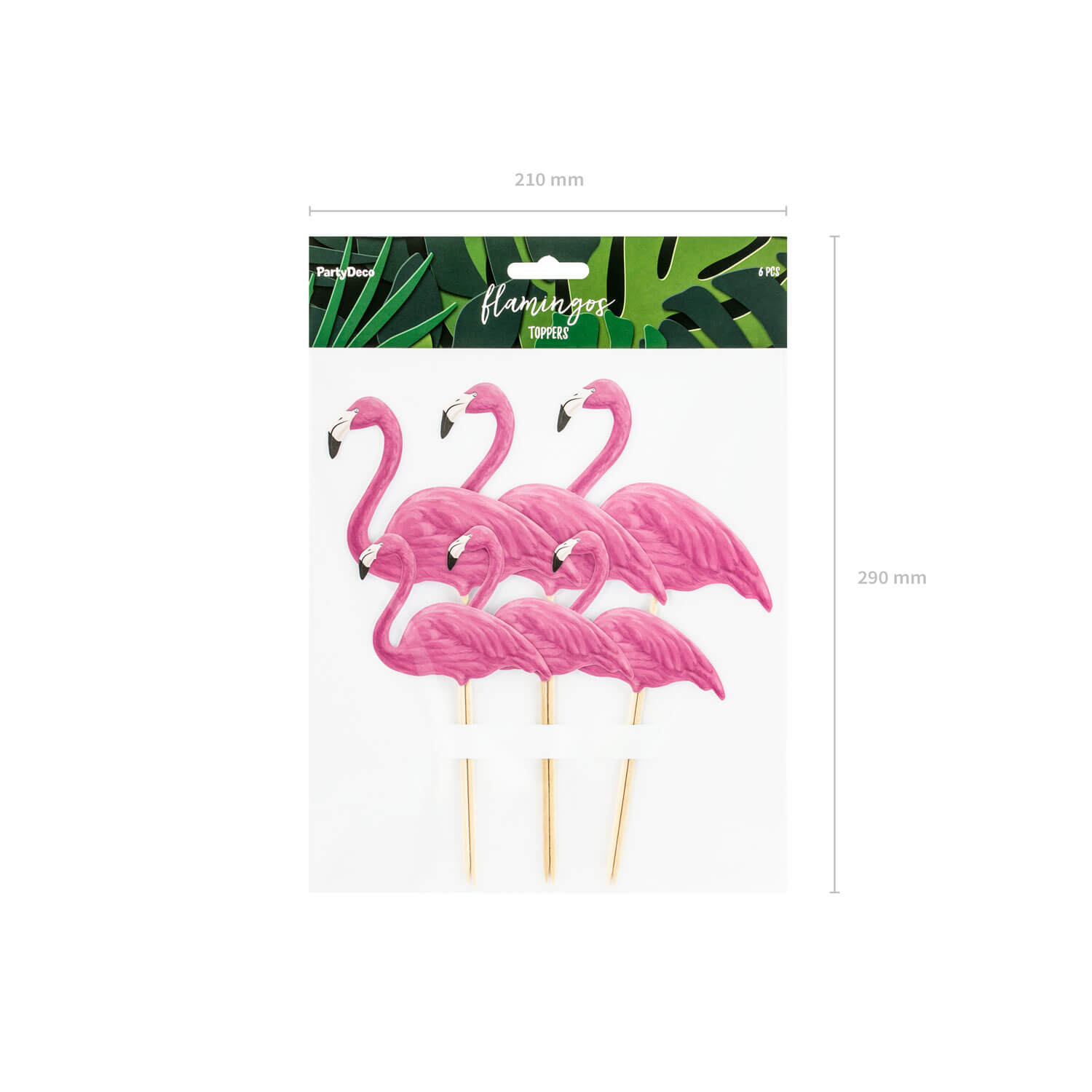 Party Picker Flamingo, 6 Stück
