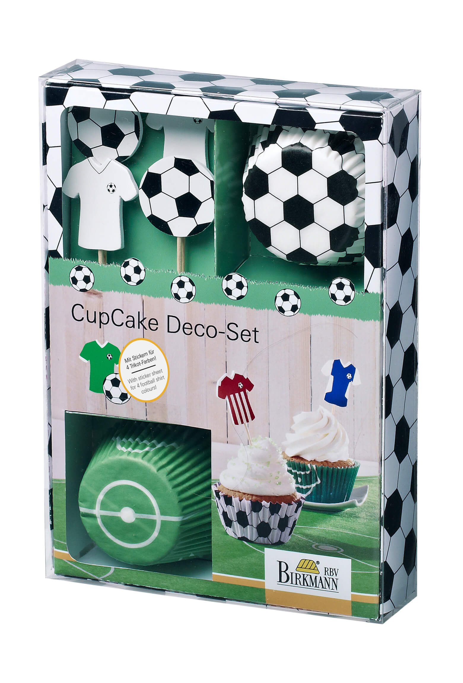 Cupcake-Set Fußball