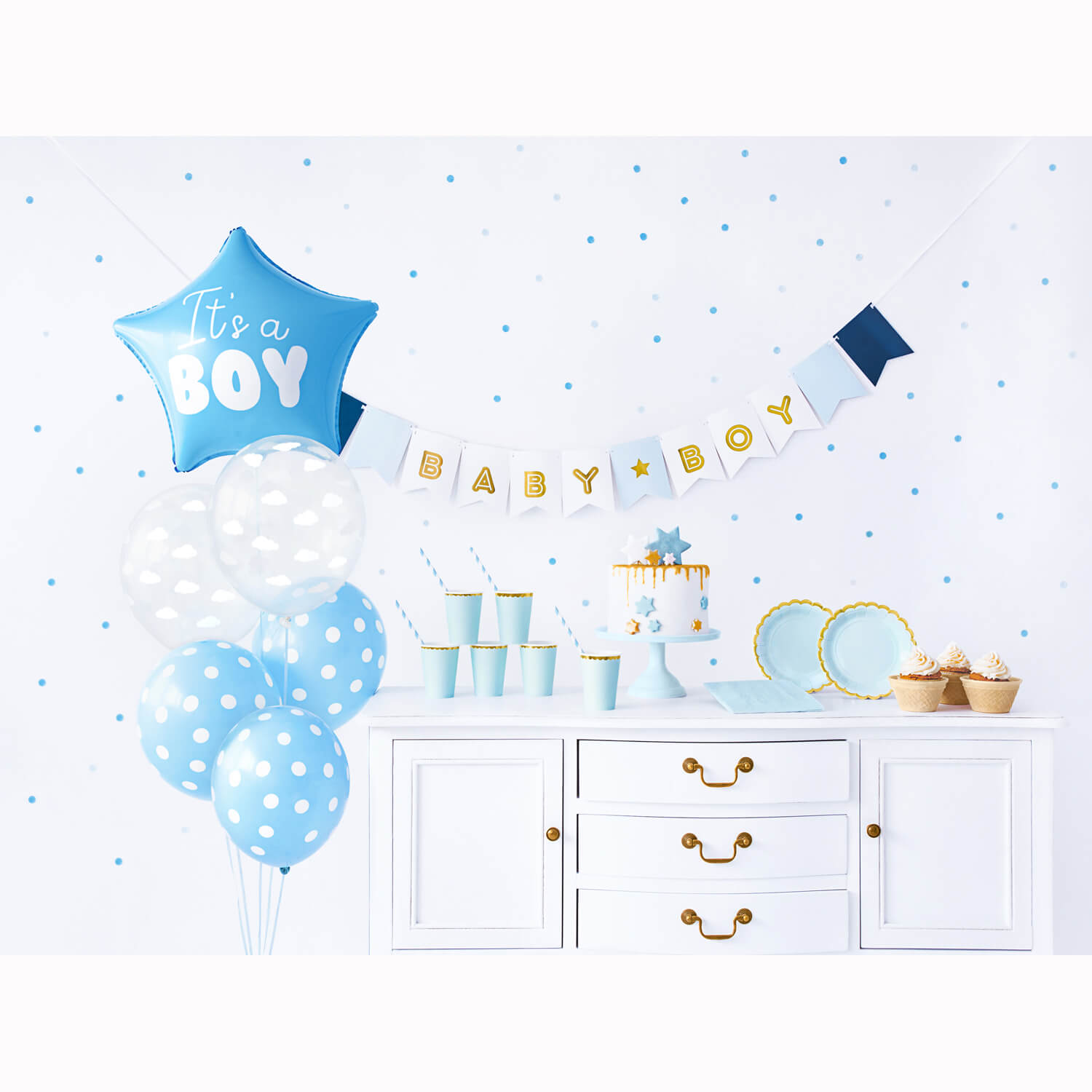Party Dekorations-Set It's a Boy