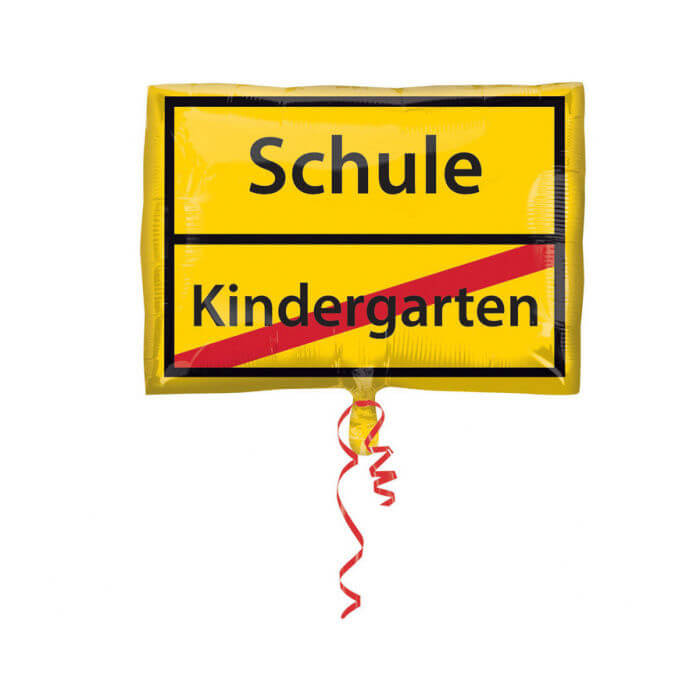 Folienballon Einschulung Schule/Kindergarten